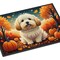 Edge Collections - 18" x 27" - Multicolor - Coton De Tulear Doormat Indoor Outdoor Rug Non Slip Washable - 1 Piece